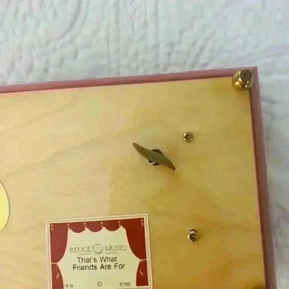 VTG By Reuge Romance Wood Jewerly Music Box - Picture 3 of 7